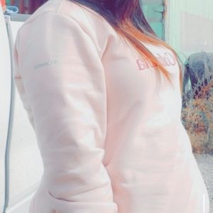 Columbia Crewneck worn once blush